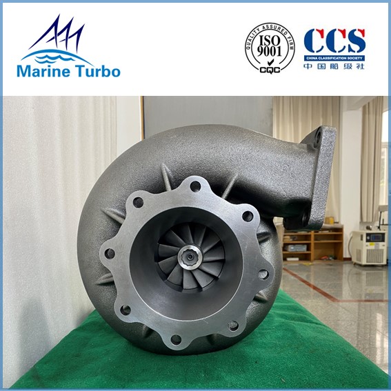 Water Cooled IHI AT14 Marine Turbocharger With 500KW Engine