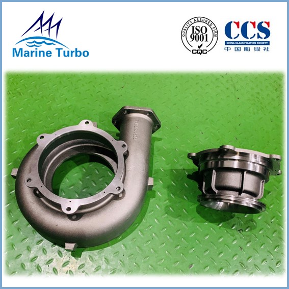 MET18SRC Turbocharger Compressor Casing For Radial Diesel Marine Engine