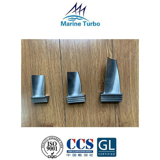 T- MITSUBISHI Turbocharger / T- MET Series Turbine Blades For Marine And Stationary Engines Maintenance Parts